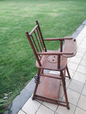 chaise enfant, parc, cheval bascule en bois beschikbaar voor biedingen