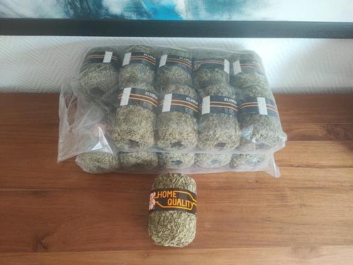 kakigroene teddy wol 20 bollen €1 per bol, Hobby en Vrije tijd, Breien en Haken, Zo goed als nieuw, Ophalen of Verzenden
