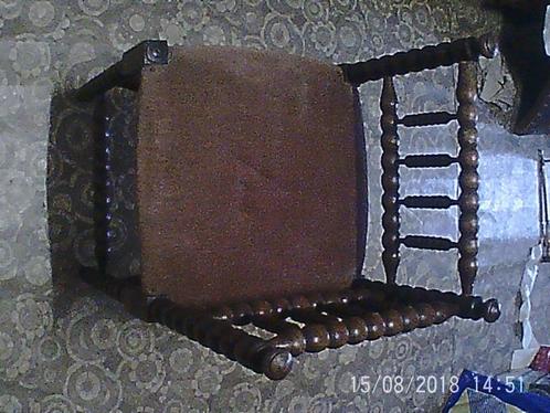 Vintage OPEN HAARD HOEKSTOEL, Antiek en Kunst, Antiek | Meubels | Stoelen en Sofa's, Ophalen