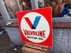 Huile moteur VALVOLINE ancien panneau d'affichage 1954, Enlèvement, Utilisé, Panneau publicitaire