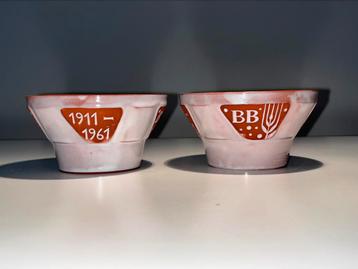 1961 vintage sixties paar retro bowls BREE VANDERMEULEN kom beschikbaar voor biedingen