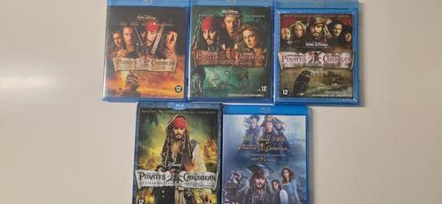 Pirates of the Caribbean 1-5, Cd's en Dvd's, Blu-ray, Zo goed als nieuw, Avontuur, Ophalen of Verzenden