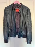 Leren jasje Esprit L/XL blauw, Kleding | Dames, Jasjes, Kostuums en Pakken, Ophalen, Zo goed als nieuw, Blauw, Jasje