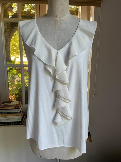 Zomerbloesje maat L, Kleding | Dames, Blouses en Tunieken, Maat 42/44 (L), Wit, Ophalen of Verzenden