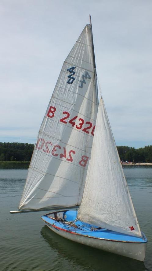 Zeilboot 420, Watersport en Boten, Open zeilboten, Gebruikt, Overige typen, 3 tot 6 meter, Polyester, Geen motor, Ophalen