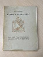 Maurits Sabbe - Langs 't Baggynhof - 1950 - Gesigneerd, Boeken, Literatuur, Gelezen, Ophalen of Verzenden