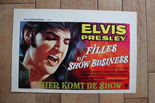 filmaffiche Elvis Presley The Trouble With Girls filmposter, Verzamelen, Posters, Zo goed als nieuw, Film en Tv, A1 t/m A3, Rechthoekig Liggend