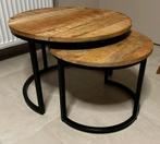 Ronde salontafeltjes, Ophalen, Zo goed als nieuw, Rond