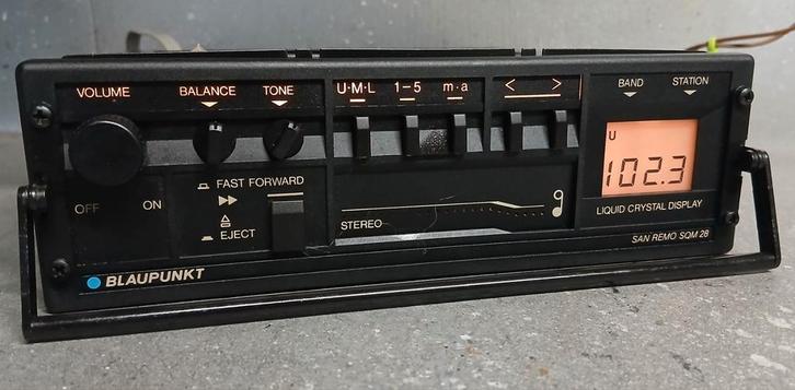 Z.G.A.N 
BLAUPUNKT SAN REMO SQM 28, Auto diversen, Autoradio's, Zo goed als nieuw, Ophalen of Verzenden