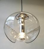 Vintage Peill & Putzler Wave hanglamp Futura Space Age XXL, Ophalen of Verzenden, Gebruikt, Vintage design hanglamp 70's Space Age retro