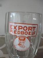 Glazen bierpot  EXPORT PIEDBOEUF, Ophalen of Verzenden, Gebruikt, Glas of Glazen, Jupiler