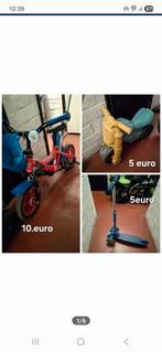 Fiets, brommertje en step, Ophalen