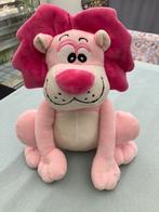 Knuffel zo goed als nieuw Roze leeuw 28 cm hoog, Comme neuf, Enlèvement ou Envoi