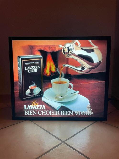 Lichtreclamebak Lavazza koffie in werkende staat, Verzamelen, Merken en Reclamevoorwerpen, Nieuw, Ophalen of Verzenden