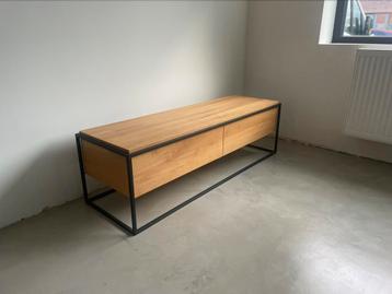 Ethnicraft TV meubel in eik, 25 à 50 cm, Moins de 100 cm, 100 à 150 cm, Enlèvement