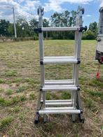 Multi Positie ladder Franklin )  4,3 meter (4 stuks, Ophalen, Zo goed als nieuw, Ladder, Opvouwbaar of Inschuifbaar