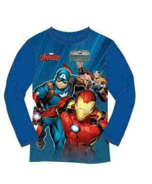 Avengers Longsleeve DB Marvel - Maat 98-104-110-116-122-128, Kinderen en Baby's, Kinderkleding | Maat 128, Nieuw, Jongen, Shirt of Longsleeve