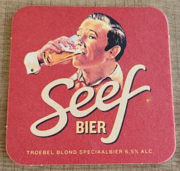 Seef Bier - bierviltje, Enlèvement ou Envoi, Comme neuf, Sous-bock, Autres marques