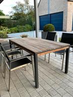 Tuinset Hartman tafel met 6 stoelen, Tuin en Terras, Ophalen of Verzenden, Gebruikt