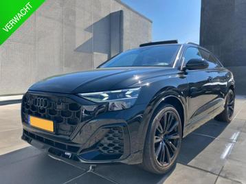 Audi Q8 60 TFSI e quattro Pro Line S Competition Achterasbes, Auto's, Audi, Automaat, Zwart, Q8, Bedrijf