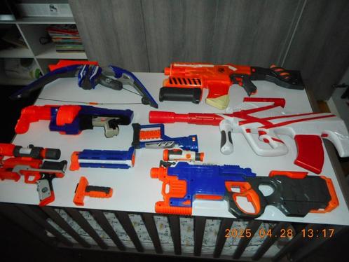 Nerf guns Grote Collectie, Kinderen en Baby's, Speelgoed | Buiten | Actiespeelgoed, Gebruikt, Ophalen