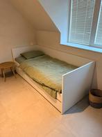 Uitschuifbaar bed, Huis en Inrichting, Ophalen, Nieuw, Eenpersoons, Wit