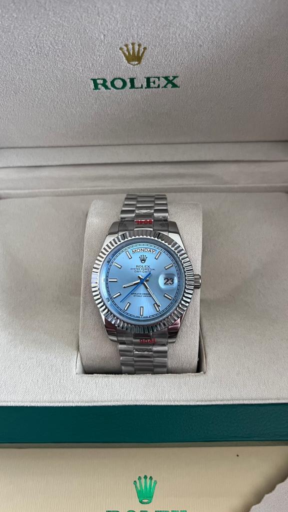 Rolex Daydate Platina, Handtassen en Accessoires, Horloges | Heren, Rolex, Ophalen of Verzenden