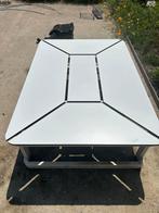 Tuintafel, Tuin en Terras, Picknicktafels, Ophalen, Staal, Zo goed als nieuw, Inklapbaar