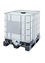 IBC container op plastic pallet/regenton/houtcontainer, Ophalen of Verzenden, Zo goed als nieuw