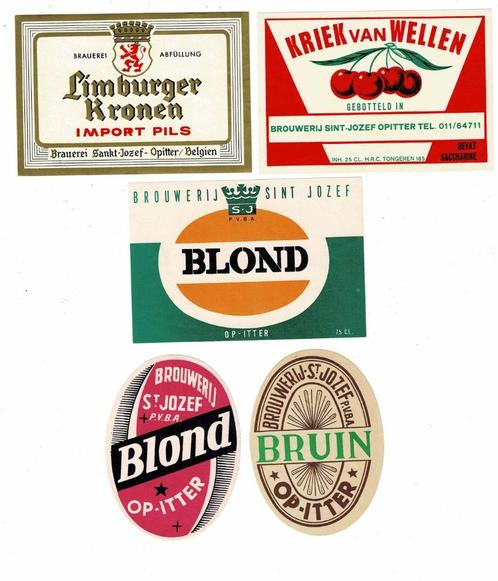 Oude bieretiketten van "St. JOZEF", Verzamelen, Biermerken, Nieuw, Overige typen, Overige merken, Verzenden