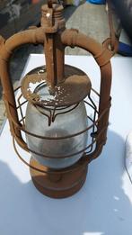 antieke mijnwerkerslamp, Ophalen