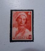 1935 Timbre deuil Reine Astrid, rouge, MNH, Neuf, Sans timbre, Enlèvement ou Envoi, Maison royale