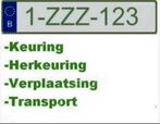 Z plaat / Autokeuring / Herkeuring / Verplaatsing ANTWERPEN, Enlèvement
