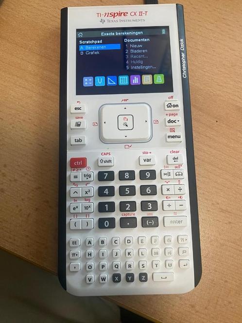Texas Instruments Rekenmachine TI Nspire CX II-T, Diversen, Rekenmachines, Gebruikt, Grafische rekenmachine, Ophalen