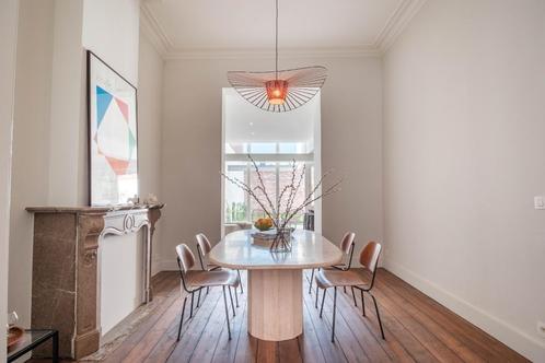 Travertin tafel, Huis en Inrichting, Tafels | Eettafels, Zo goed als nieuw, 150 tot 200 cm, 200 cm of meer, Vijf personen of meer