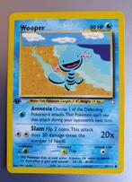 Pokemon Wooper 1e editie 2 witte sterrenkaart, Ophalen of Verzenden, Zo goed als nieuw, Overige typen