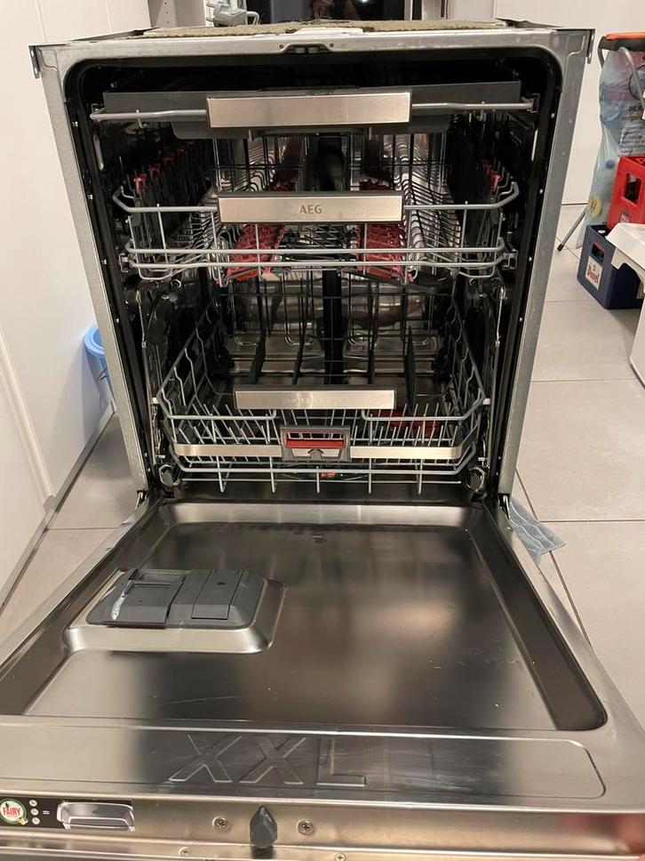 AEG FSK93800P vaatwaser afwasmachine, Elektronische apparatuur, Vaatwasmachines, Gebruikt, Inbouw, Eco programma, Ophalen
