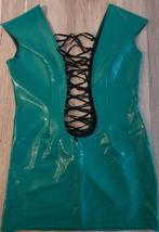 Latex jurk, Kleding | Dames, Groen, Maat 42/44 (L), Zo goed als nieuw, Verzenden
