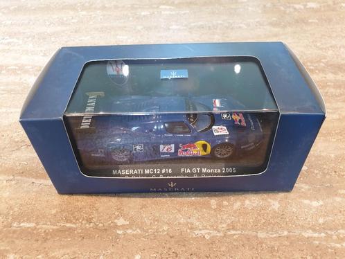 Ixo 1/43 Maserati MC12 GT1 #16 Red Bull FIA-GT Monza 2005, Hobby en Vrije tijd, Modelauto's | 1:43, Zo goed als nieuw, Auto, Overige merken
