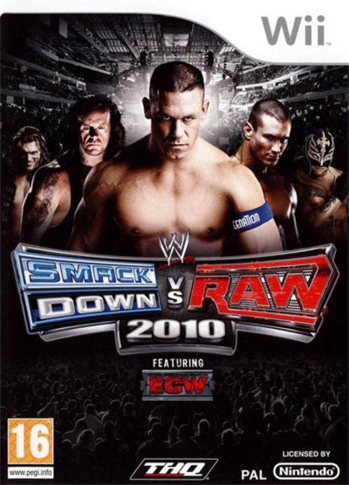 WWE Smackdown vs Raw 2010, Consoles de jeu & Jeux vidéo, Jeux | Nintendo Wii, Utilisé, Combat, 1 joueur, À partir de 16 ans, Enlèvement ou Envoi