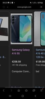 VOLLEDIGE NIEUWE Samsung Galaxy A16 5G EEN DAG OUD, Telecommunicatie, Mobiele telefoons | Samsung, Blauw, Touchscreen, Nieuw, Ophalen of Verzenden