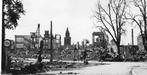 photo orig. - GI US Army - ville allemande bombardée - WW2, Photo ou Poster, Armée de terre, Envoi