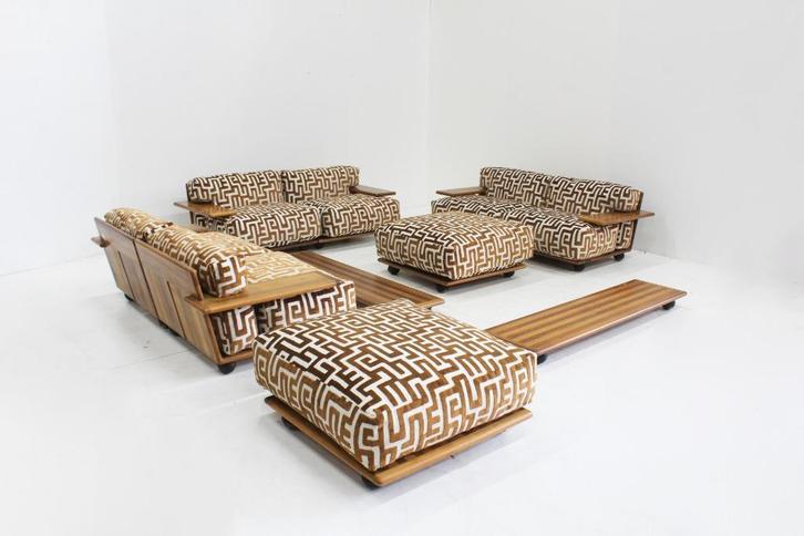 Pianura sofa set by Mario Bellini voor Cassina, 1970s, Antiek en Kunst, Antiek | Meubels | Stoelen en Sofa's, Ophalen