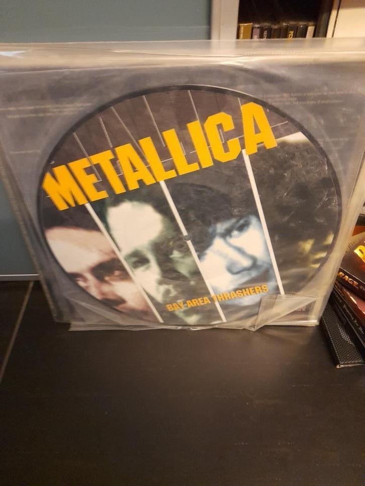 lp - metallica - bay area thrashers - picture disc, Cd's en Dvd's, Vinyl | Hardrock en Metal, Zo goed als nieuw, Ophalen of Verzenden