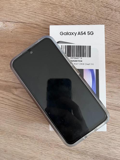 Samsung Galaxy A54 128GB Zwart met garantie & accesscoires, Télécoms, Téléphonie mobile | Samsung, Comme neuf, Galaxy A, 128 GB