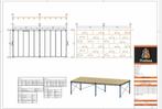 Entresolvloer mezzanine verdiepingsvloer aanbieding 5x10, Enlèvement ou Envoi