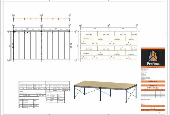 Entresolvloer mezzanine verdiepingsvloer aanbieding 5x10, Zakelijke goederen, Kantoor en Winkelinrichting | Magazijn, Stelling en Opslag