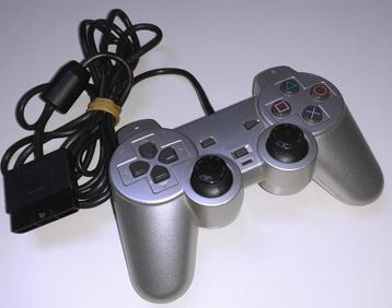 Gaming retro Playstation 2 controller zilver beschikbaar voor biedingen