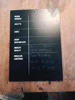 Krijtbord  ( bieren brouwerij Duvel ), Verzamelen, Ophalen of Verzenden, Zo goed als nieuw