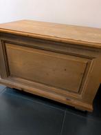 Coffre en bois 50 largeur 80 longueur 50 hauteur ancien, Maison & Meubles, Chêne, 50 à 100 cm, Enlèvement, Utilisé